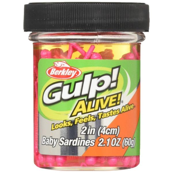 【商品概要】サイズ:2インチ内容量:2.1oz(約59g)ミニジャータイプ約36個入りカラー:ピンク【商品説明】【商品詳細】ブランド：Berkley(バークレー)商品種別：スポーツ＆アウトドア商品名：Berkley (バークレー) ガルプ!...