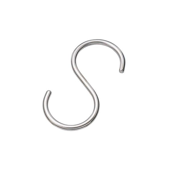 【商品概要】●線径が６ｍｍのＳカンです。●工具・器具などの一般商品の収納の吊り金具として。●D(mm)：6 ●L1(mm)：118 ●L2(mm)：106 ●W1(mm)：46 ●W2(mm)：46 ●S1(mm)：32 ●S2(mm)：3...