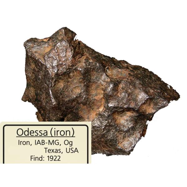 【商品概要】1922年以前アメリカ、テキサス州（Odessa. Texas.U.S.A.）で発見 サイズ：約0.1gオリジナル標本ケース： 82 × 60 × H20mm (本体はポリスチレン樹脂製で、上面は傷が付きにくいガラス製)Mete...
