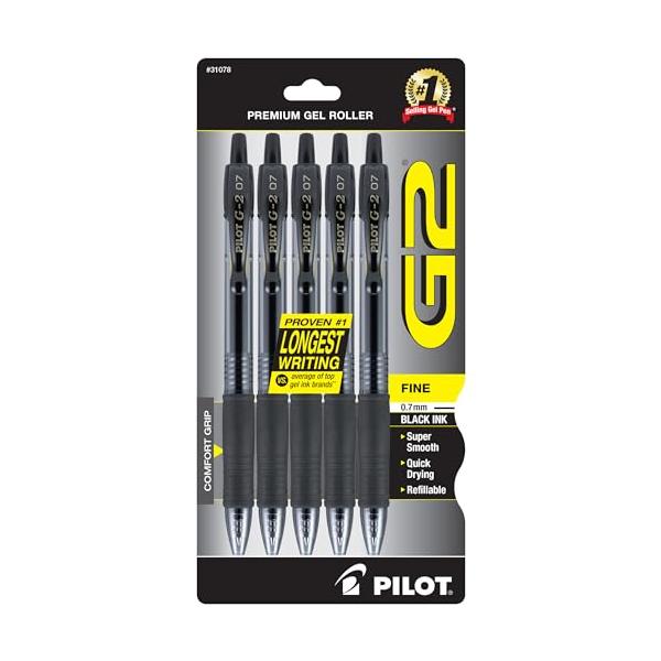 【商品概要】【なめらか&amp;長持ち】このブラックジェルペンで滑らかな書き心地をお楽しみください。パイロットペンはページ上を楽に滑ります。 長持ちするゲルインクペン(ファイル上のデータ)であることが証明されており、書きやすさを増やし、詰め...