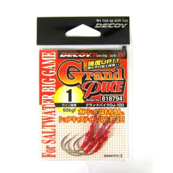 【商品概要】入数:3個入りフックサイズ:パイク タイプR #1/0アシストライン(ブレイドライン)/GPリング/プロテクトチューブ搭載【商品説明】【商品詳細】ブランド：カツイチ(KATSUICHI)商品種別：スポーツ＆アウトドア商品名：カツ...