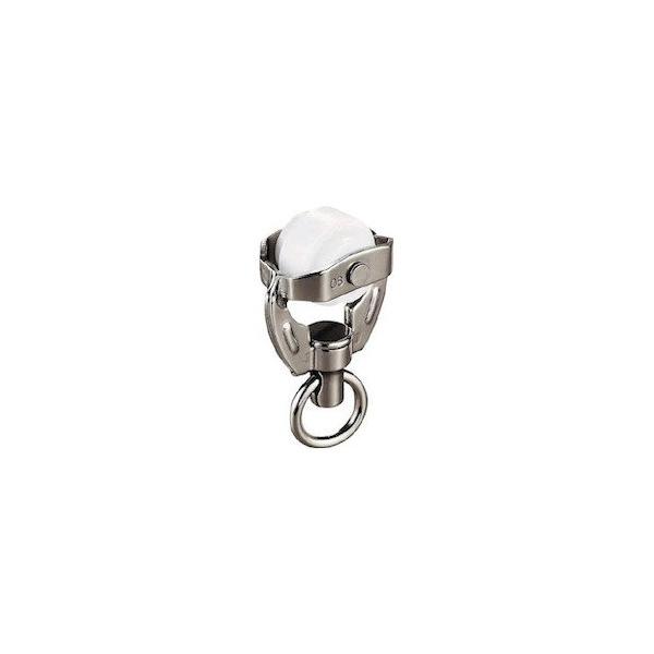 【商品概要】●耐蝕、耐錆、耐磨耗性に優れたステンレス(SUS304)製です。●カーテンやシート等を吊下げてレールを走行します。●品名:ステンステージランナー●高さ(mm):58.0●最大荷重(kg):12●寸法(mm):34.0×23.0×...