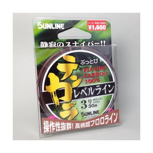 【商品概要】素材:フロロカーボン/全長:30m/3号オレンジ【商品説明】【商品詳細】ブランド：サンライン(SUNLINE)商品種別：スポーツ＆アウトドア商品名：サンライン(SUNLINE) フロロカーボンライン ぶっとびテンカラ レベル 3...