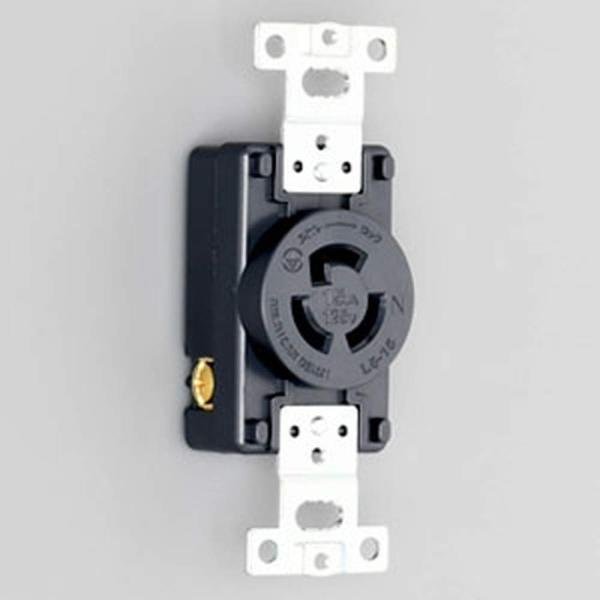 【商品概要】●厚み(mm):25.4●長さ(mm):107●定格:接地2P15A125V●幅(mm):35●質量(g)66.2【商品説明】【特長】<br>●端子ねじＭ４を使用します。<br>●電線接続方式は圧着端子式...