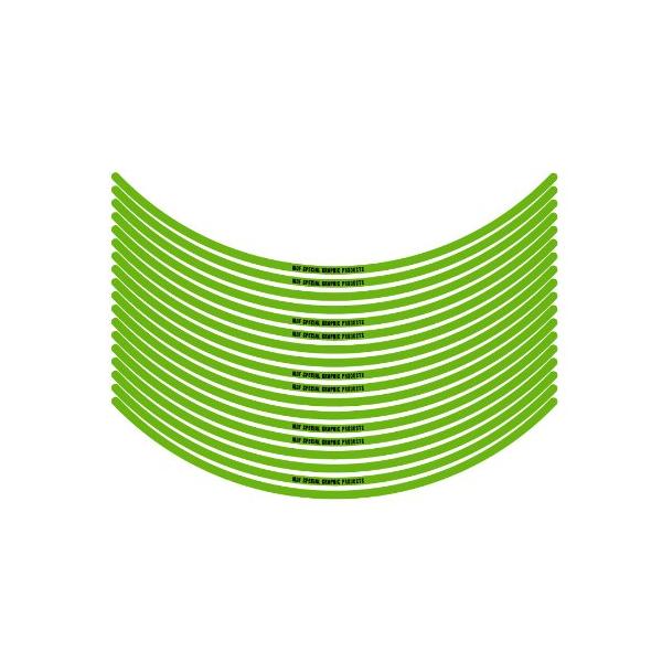 【商品概要】汎用品 二輪車用リムサイズ:20インチカラー:ソリッドタイプ ライムグリーン 【MDF 文字有り】ライン幅:6mm付属品:MDFロゴステッカー5枚、予備デカール2枚、貼付け説明書【商品説明】【商品詳細】ブランド：エムディーエフ(...