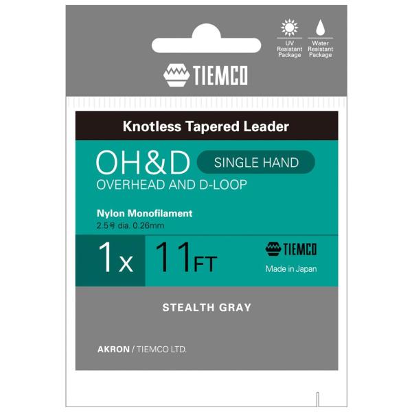 【商品概要】ステルスグレー【商品説明】【商品詳細】ブランド：ティムコ(TIEMCO)商品種別：スポーツ＆アウトドア商品名：ティムコ(TIEMCO) TIEMCO OH&amp;Dリーダー シングル 11FT 1X製造元：ティムコ(TIEMC...