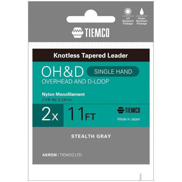 【商品概要】ステルスグレー【商品説明】【商品詳細】ブランド：ティムコ(TIEMCO)商品種別：スポーツ＆アウトドア商品名：ティムコ(TIEMCO) TIEMCO OH&amp;Dリーダー シングル 11FT 2X製造元：ティムコ(TIEMC...