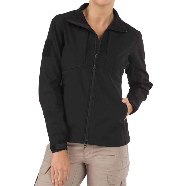 【商品概要】色：ブラックサイズ：M着丈(cm)：66胸囲(cm)：92.7〜96.5ポリエステル【商品説明】【商品詳細】ブランド：5.11商品種別：作業エプロン商品名：5.11(ファイブイレブン) ブルゾン“シエラ ソフトシェル"(女性用)...