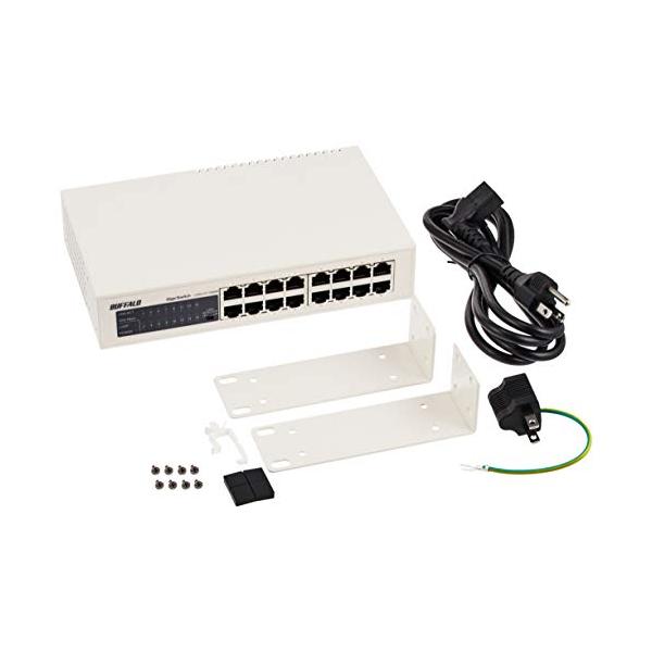 【商品概要】■主な付属品:ACケーブル、変換コネクター、19インチラック金具/ネジ、ゴム足、取扱説明書、電源ケーブル抜け防止バンド■インターフェース:10BASE-T、100BASE-TX、1000BASE-T■データ転送方式:ストア&am...