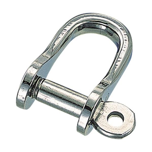 【商品概要】●チェーン・ワイヤー・ロープ等の連結金具として、また端末の金具のジョイントに。●使用荷重(kN):0.88●L(mm):21●B(mm):12●D(mm):5●F(mm):5●ねじ径:M5●t(mm):2.5●質量(g):13●...