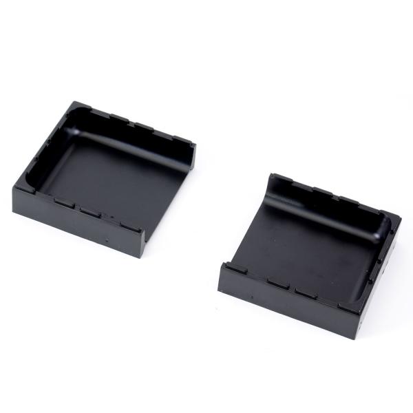 【商品概要】色:黒有効幅(mm):85セット入数(個):2外寸(mm)間口×奥行×高さ:96×96×26.5ボックス半分タイプ(2個にて使用)ABS樹脂【商品説明】【商品詳細】ブランド：rose(ローズ)商品種別：DIY・工具・ガーデン商品...