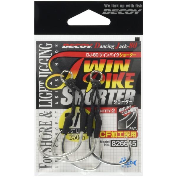 【商品概要】サイズ:3/02組入【商品説明】【商品詳細】ブランド：カツイチ(KATSUICHI)商品種別：スポーツ＆アウトドア商品名：カツイチ(KATSUICHI) DJ-80 TWIN PIKE SHORTER No.826645 3/0...