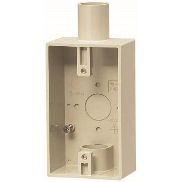 【商品概要】メーカー型番:PVR22-2LJ【商品説明】【商品詳細】ブランド：未来工業商品種別：DIY・工具・ガーデン商品名：未来工業 露出スイッチボックス 防滴プレート用 1・2方出兼用 ベージュ 1個価格 PVR22-2LJ製造元：未来...