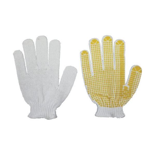 【商品概要】原産国:日本色:ホワイト、サイズ:L全長(cm):20.5手のひら周り(cm):20.0中指長さ(cm):8.0組入数(双):5厚み:5mm7ゲージ編手袋:ポリエステル、綿、その他すべり止め:塩化ビニール【商品説明】【商品詳細】...