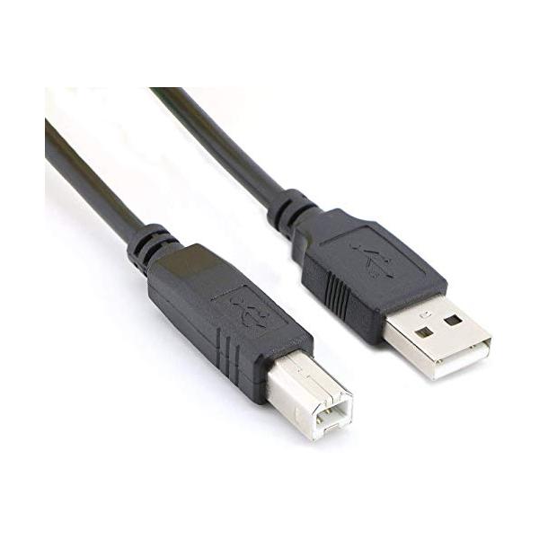 【商品概要】長さ:10フィート(3M)、カラー:ブラック。コネクタ:USB Type A オス - Type B オスUSB周辺機器をPC/MacのUSBハブまたはUSBポートに接続します。Silhouette Cameo電子切削工具マシン...