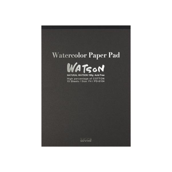 【商品概要】【商品説明】【商品詳細】ブランド：ミューズ(Muse)商品種別：ホビー商品名：ミューズ 水彩紙 ワトソンパッド 190g F4 PD-6104 F4製造元：ミューズ(Muse)商品番号：PD-6104商品内容：F4(343×25...
