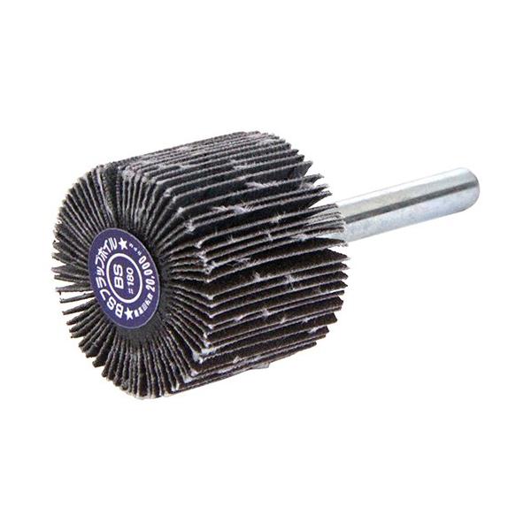 【商品概要】鉄、ステンレス等の金属の研削にバリ取りにパイプの内面研磨に粒度:180、サイズ(mm)直径×幅×軸径:30×25×6最高使用回転数:20,000 r.p.m.【商品説明】【商品詳細】ブランド：イチグチ(Ichiguchi)商品種...