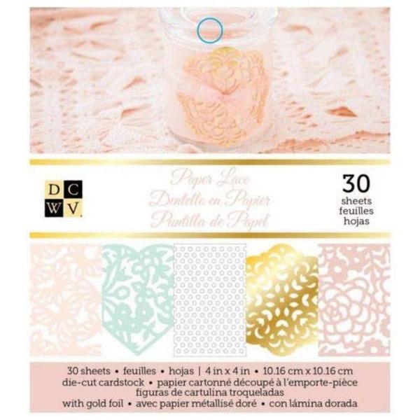 【商品概要】Miscellaneous - DCWV - Stacks - 4 x 4 - Specialty - Paper Lace - 30 SheetsCHN【商品説明】【商品詳細】ブランド：ディーシーダブリュブイ(DCWV)商品種...