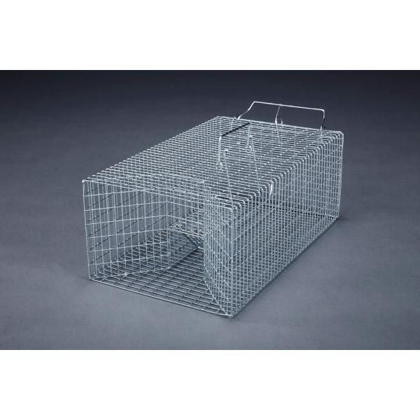 【商品概要】材質:スチール(メッキ仕上げ) 非ばね式で、ネズミや小動物が壁面などに沿って移動する習性を利用した捕獲器です。^サイズ(W×D×H):280×465×180mm 重量:1.8kg【商品説明】【商品詳細】ブランド：エスコ(Esco...