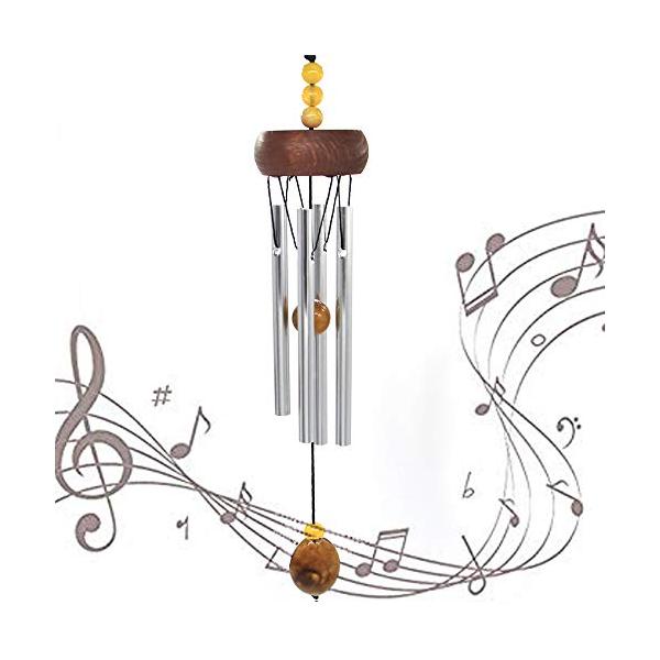 【商品概要】☆ このウィンドチャイムは黄色、ピンクいラッキーストーンで、シンプルで小さく、そしてとてもきれいに見えます。人々に幸運をもたらすことができます。☆ 石でできた小さなボールが4本の金属製の管にぶつかる音は楽しいです。リラックスして...