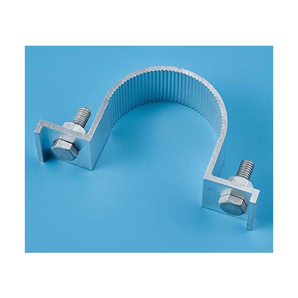 【商品概要】●取付仕様：ボルト止め(ボルト・ナット付属)●縦(mm)：40●横(mm)：152●厚さ(mm)：4【商品説明】【商品詳細】ブランド：日本緑十字社商品種別：産業・研究開発用品商品名：緑十字 平リブ用取付金具 丸型ポール／片面表示...