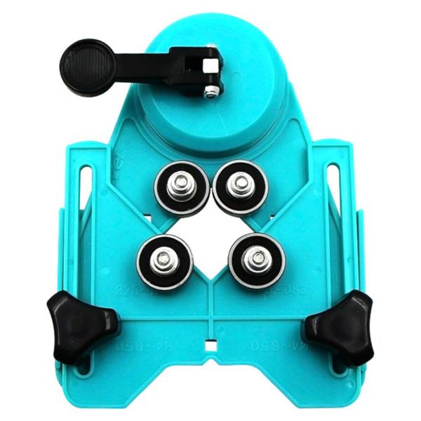 【商品概要】【汎用性−位置決めガイド】ガラスや大理石、タイル等、を強力な吸盤で作業に適用補助切削工具です。補助プレートを介してコアビットを回転させることで、正確にガラスやタイル等へ穴あけできます。【特徴−ドリルガイド】このドリルガイドは使い...