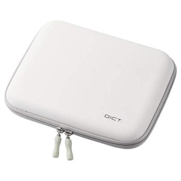 【商品概要】音声機能付き電子辞書に最適な、イヤホンを収納できるEVA素材セミハードタイプの電子辞書ケースです。イヤホンを本体に装着したまま収納できるポケットが付いています。左右2ヶ所のコードホールで、どちらにイヤホンが付いていても収納可能で...