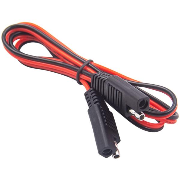 【商品概要】2ピンSAE延長ケーブル、SAE クイックリリース コネクタ、ソーラーバッテリーやカーバッテリーなどの延長、接続などSAEコネクタを使用 赤、黒の色分けがされているので極性が一目でわかります※ご使用時には極性(赤、黒)ご注意下さ...