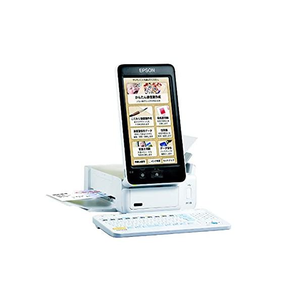 【商品概要】4色染料、カンタン年賀状作成、PCレスで住所管理、コンパクトサイズ、豊富なデザイン、キーボード付、季節の挨拶状や写真印刷で年中使える。インクタイプ：4色一体型（写真も文字もキレイ）プリントサイズ：カード・名刺〜A5インクコスト(...