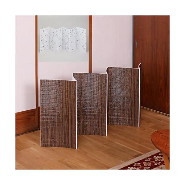 【商品概要】【商品仕様】:サイズ/1枚あたり:約幅180×高さ32×厚さ0.8cm・連結時:約幅180×高さ60×厚さ0.8cm、柄/木目調・星柄のリバーシブル、内容/2枚、材質/OPPフィルム・発泡ポリエチレン【冷気やすき間風をブロックす...