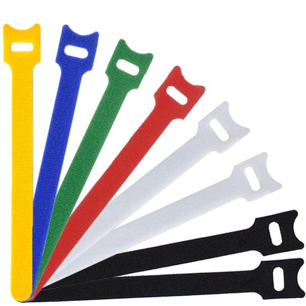 【商品概要】【製品仕様】12*150 mm/本。6色で、白と黒が各30本、その他の色が各10本です。ミニのかわいい布を2枚プレゼントします。白い紙パックで包装されています。【汎用性】一時的な固定、配置、設置・分解に最適です。 持ち運びに便利...