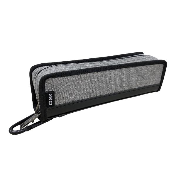 【商品概要】用途:ドライバー、レンチ、ソケットなどスマートに収納特徴:スリムなのに大容量で、パカット開いて取り出しやすいツールケースカラー:グレーサイズ:W210×H60×D60mm材質:ポリエステル・塩ビ【商品説明】【商品詳細】ブランド：...