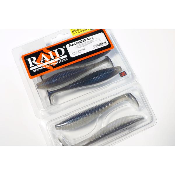 【商品概要】全長4inch入数6ボディ上下のソルト配分などすべてのバランスを追求【商品説明】【商品詳細】ブランド：RAID JAPAN商品種別：スポーツ＆アウトドア商品名：レイドジャパン フルスイング4 4インチ 6本 ナチュラルシャッド ...