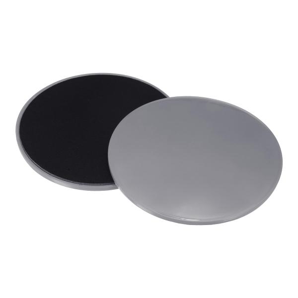 【商品概要】合計サイズ: 17.5 cm x 17.5 cm (L x W)、材質：AB S、カラー: グレー、パッキングリスト: 1セット(2個) x ワークアウト用コアスライダー。利点: エクササイズスライダーは両面仕様で、さまざまな場...