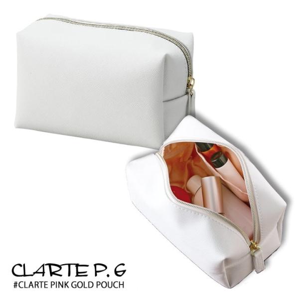 送料無料 あすつく 対応可能 ポーチ 化粧 コスメ CLARTE PINK GOLD ゴールド ボックスポーチ 新作生地などクオリティの高さで差が付く、スタンダードなスリムポーチ。素材:ポリエステルサイズ:約高さ90×横160×マチ80mm...