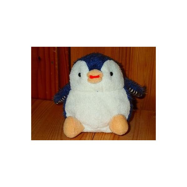 モン・スイユ ぬいぐるみ 【ペルル（ブルー）】 ペンギン : アップル