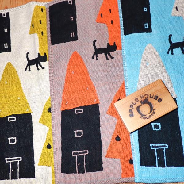 俣野温子　迷子のMEME BEBE 3重ガーゼハンカチ （3色）　アイボリー グレー ブルー