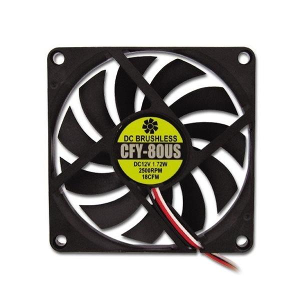 AINEX AClbNX CFY-80US P[Xt@80mm ^W 2500rpm±10%/18CFM/23.3dB(A) 