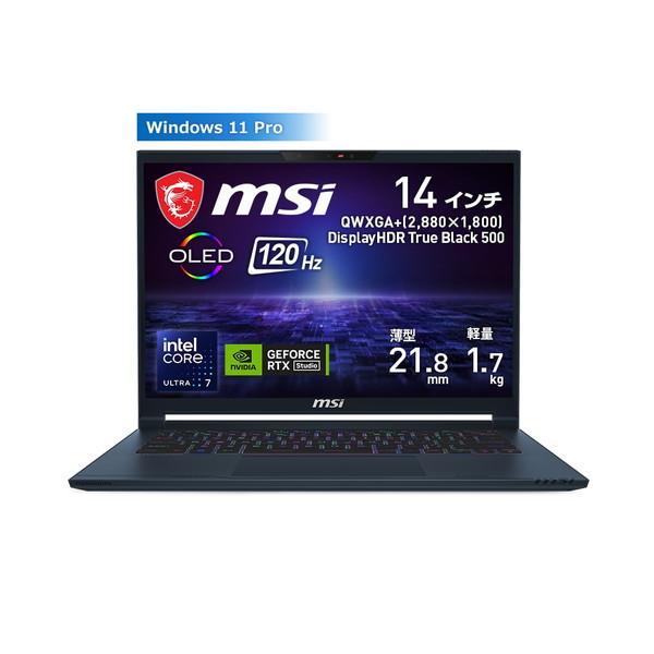 MSI ゲーミングノートPC Stealth-14-AI-Studio-A1VFG-4009JP 14インチ 