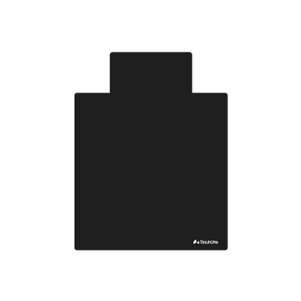他サイト： Bauhutte バウヒュッテ 純正チェアマット BCM-120BK BCM-120BK 滑り止め加工 汚れが拭き取りやすいPVC素材 120×90cm 1.5mm厚 ブラック -メーカー直送-の商品画像