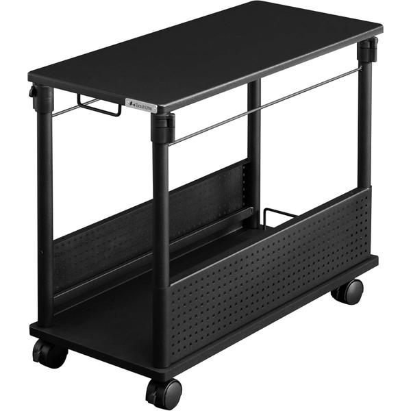 他サイト： Bauhutte 昇降式L字デスク BHD-820H-BK 無段階高さ調節 ロック付きキャスター&amp;取っ手搭載 ブラック -メーカー直送- 0397-4589946139969-dsの商品画像