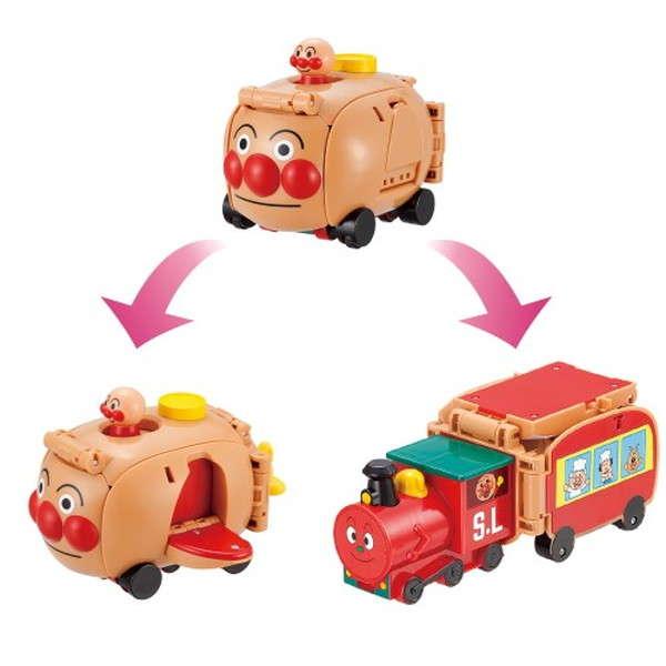 他サイト： アンパンマン チキチキ大変身！ひこうけいにもなる！アンパンマンごうとSLマン おもちゃ -取り寄せ-  0389-4570118083395-ds 4570118083395-dsの商品画像