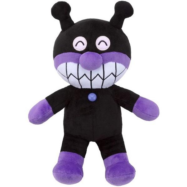 他サイト： ふわりんスマイルぬいぐるみ ぎゅっとM ばいきんまんおもちゃ -取り寄せ- 4979750803697-dsの商品画像