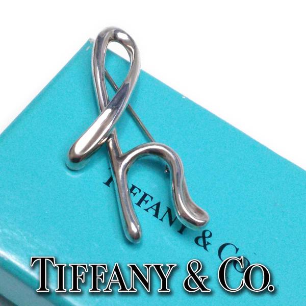 極美品 Tiffany & Co. イニシャルブローチ 1983年製 t506 TIFFANY&Co.（ティファニー） 【美品】ティファニー イニシャル「h