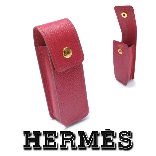 HERMES（エルメス） 【美品】エルメス ガムケース 赤 ルージュ