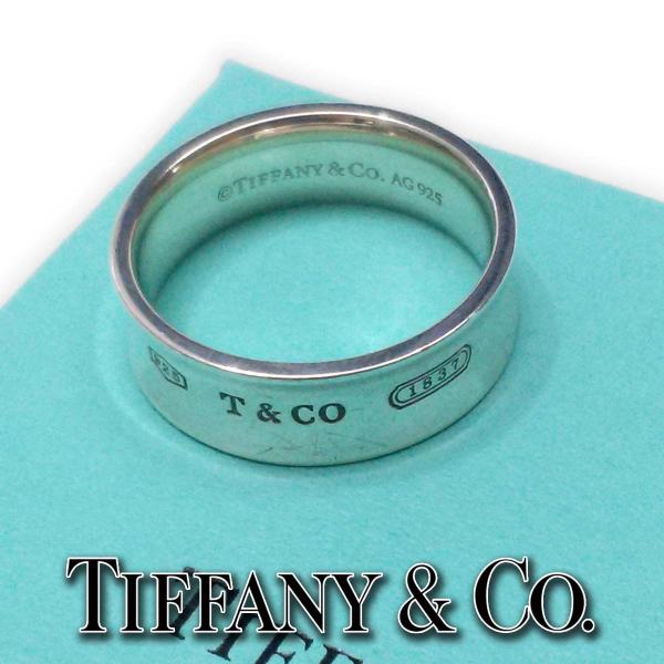 Tiffany ティファニー　1837リング　Ag925 ロゴ刻印　箱付き　13 TIFFANY&Co.（ティファニー） 新型【美品】ティファニー 1837リング