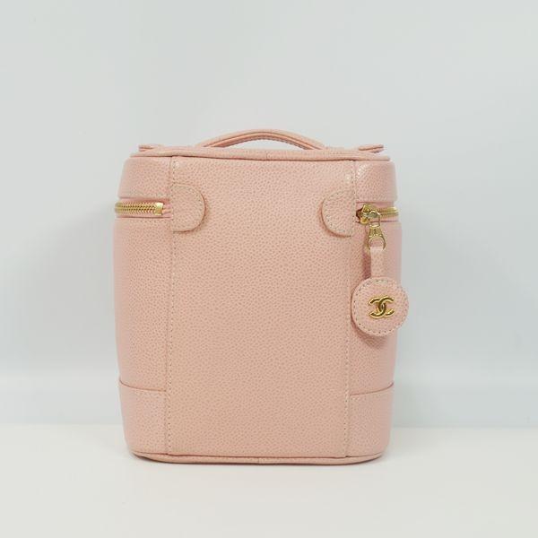 ココマーク Chanel シャネル バニティ ピンク ゴールド金具 縦長 ハンドバッグ レディース バニティバッグ 中古a 美品 シャネル ハンドバッグ 東京リユーストレードセンター 国内発送