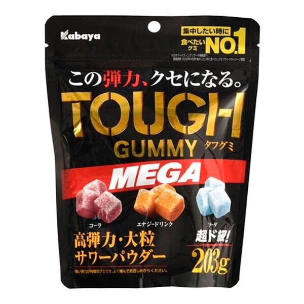Kabaya カバヤ食品 カバヤ タフグミ MEGA 203g×6 メーカー直送