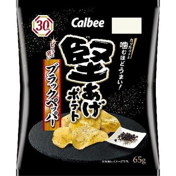 カルビー（Calbee） 堅あげポテトブラックペッパー 65g x12 メーカー