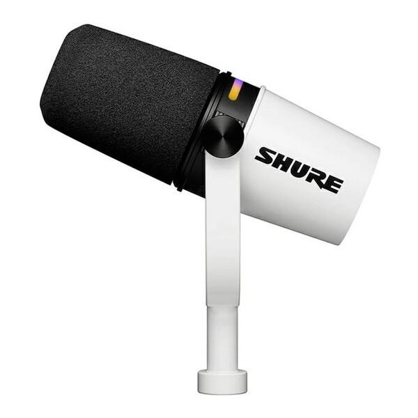 【美品】SHURE MV7+-W-J ポッドキャストマイク ホワイト SHURE（シュア） SHURE MV7+-W-J ホワイト ポッドキャスト
